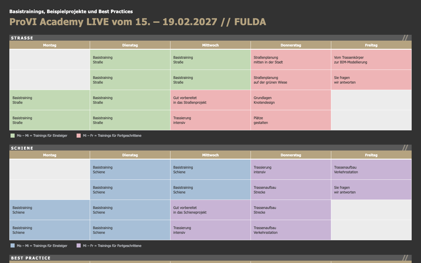 ProVI Academy LIVE vom 15. - 19.02.2027 // FULDA