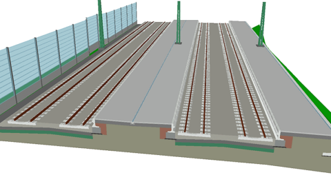 Regelkonforme Bahnsteigkanten